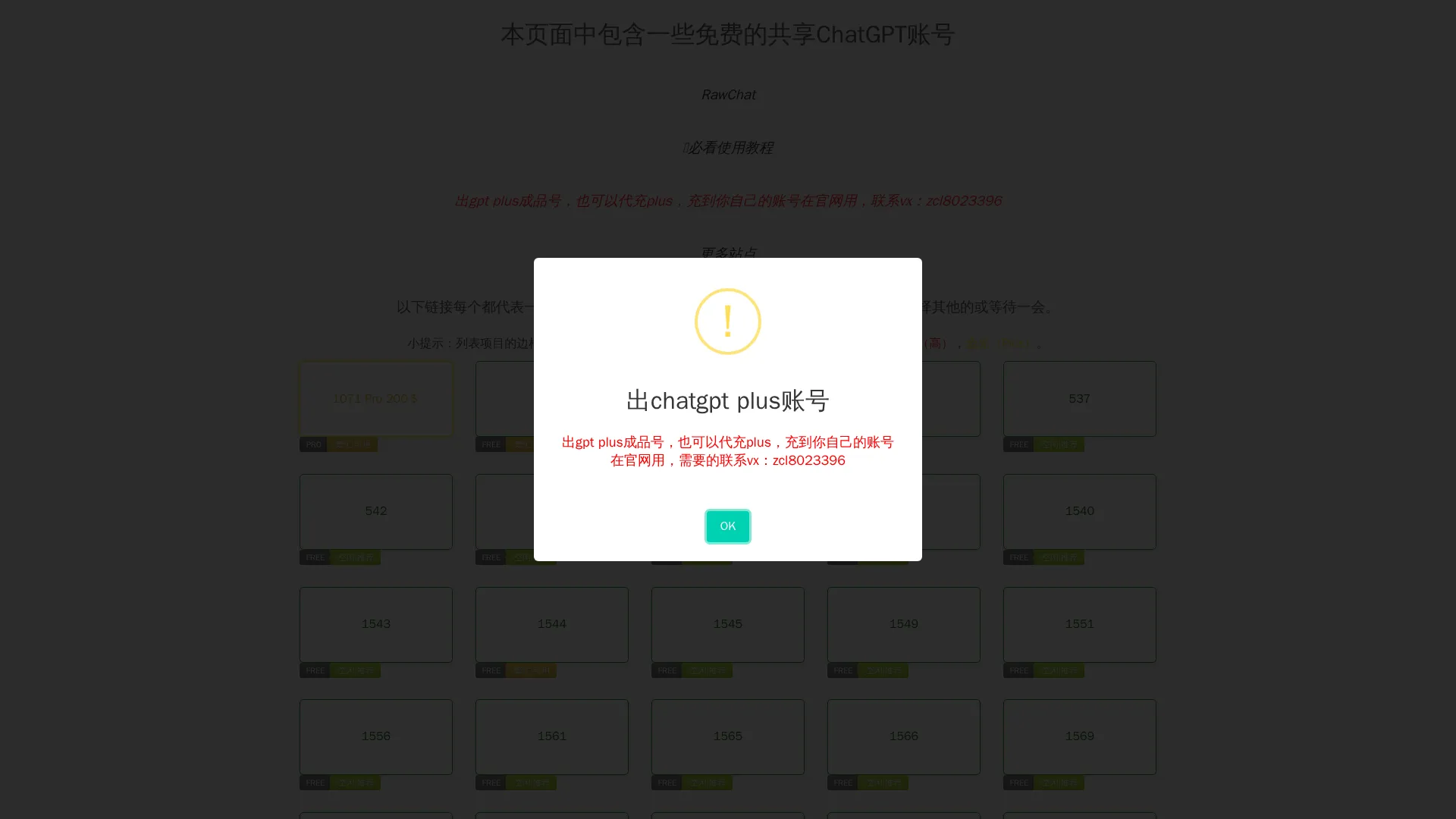 RawChat公益站点