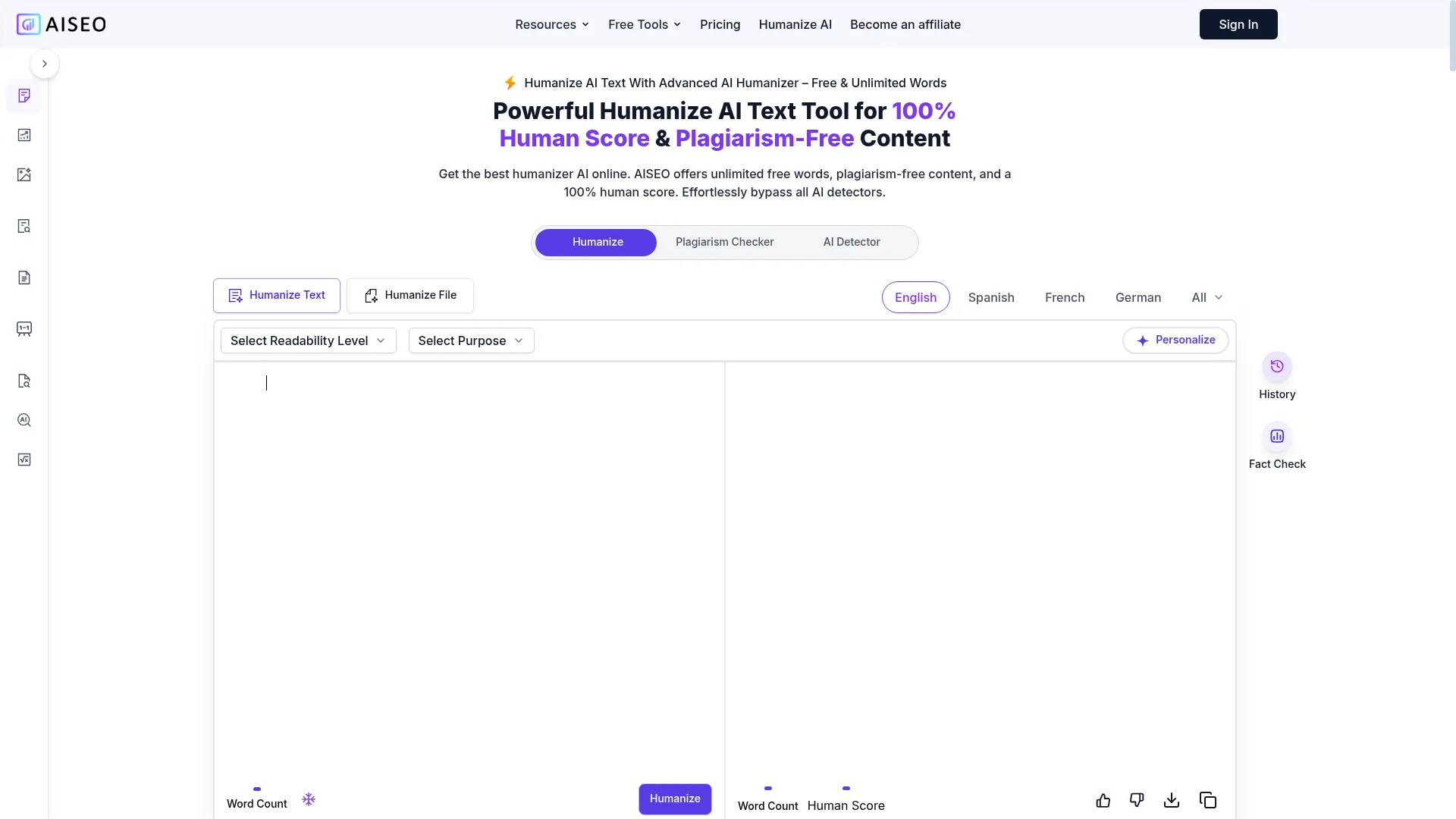 AISEO AI Content Detector
