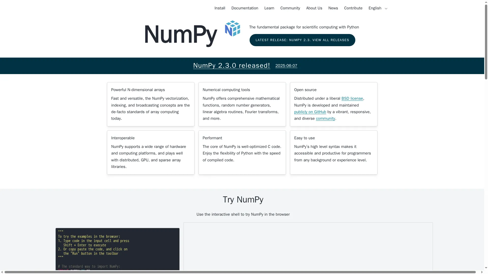 NumPy