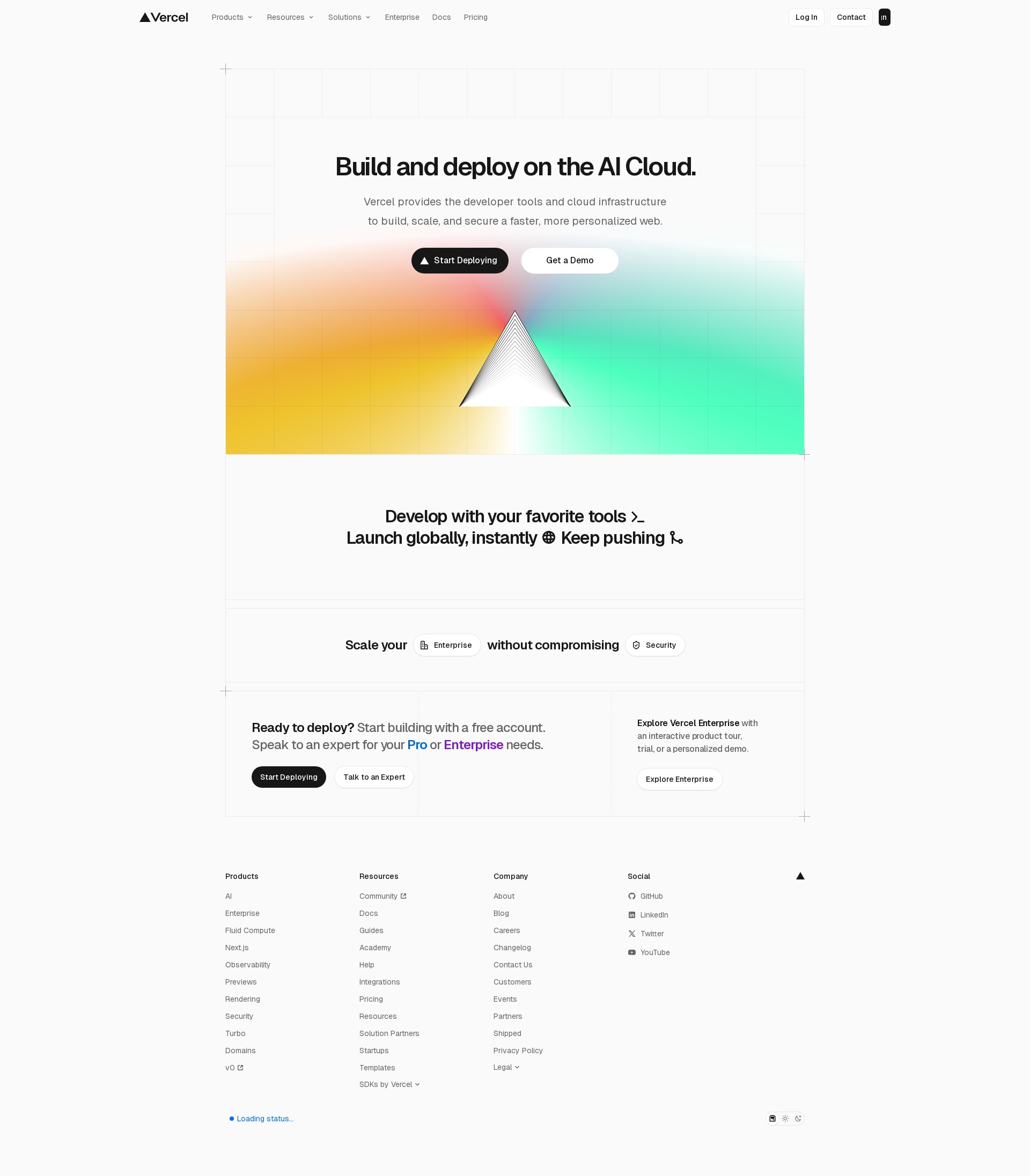 Dashboard – Vercel