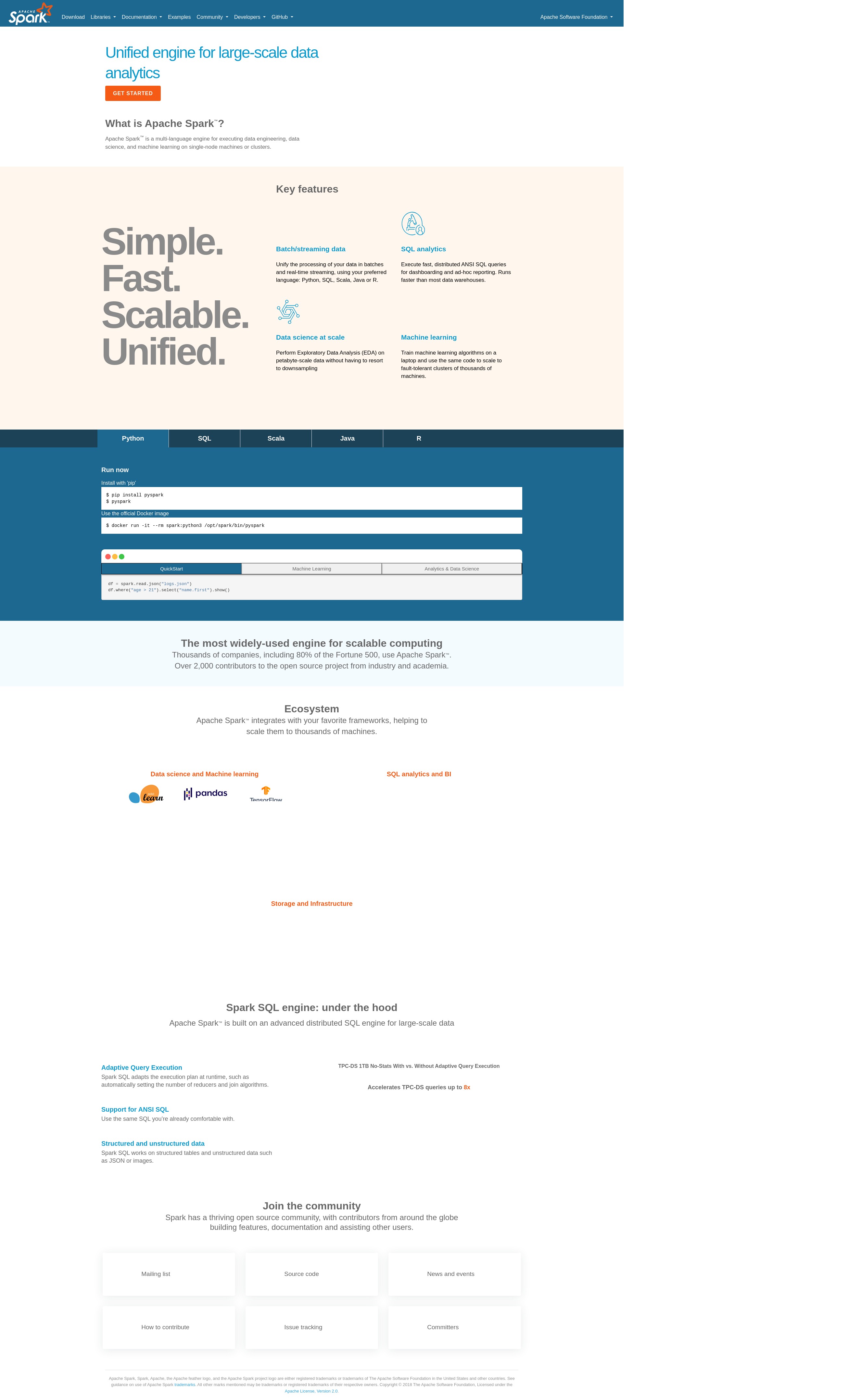 Quick Start - Spark 4.0.0 Documentation
