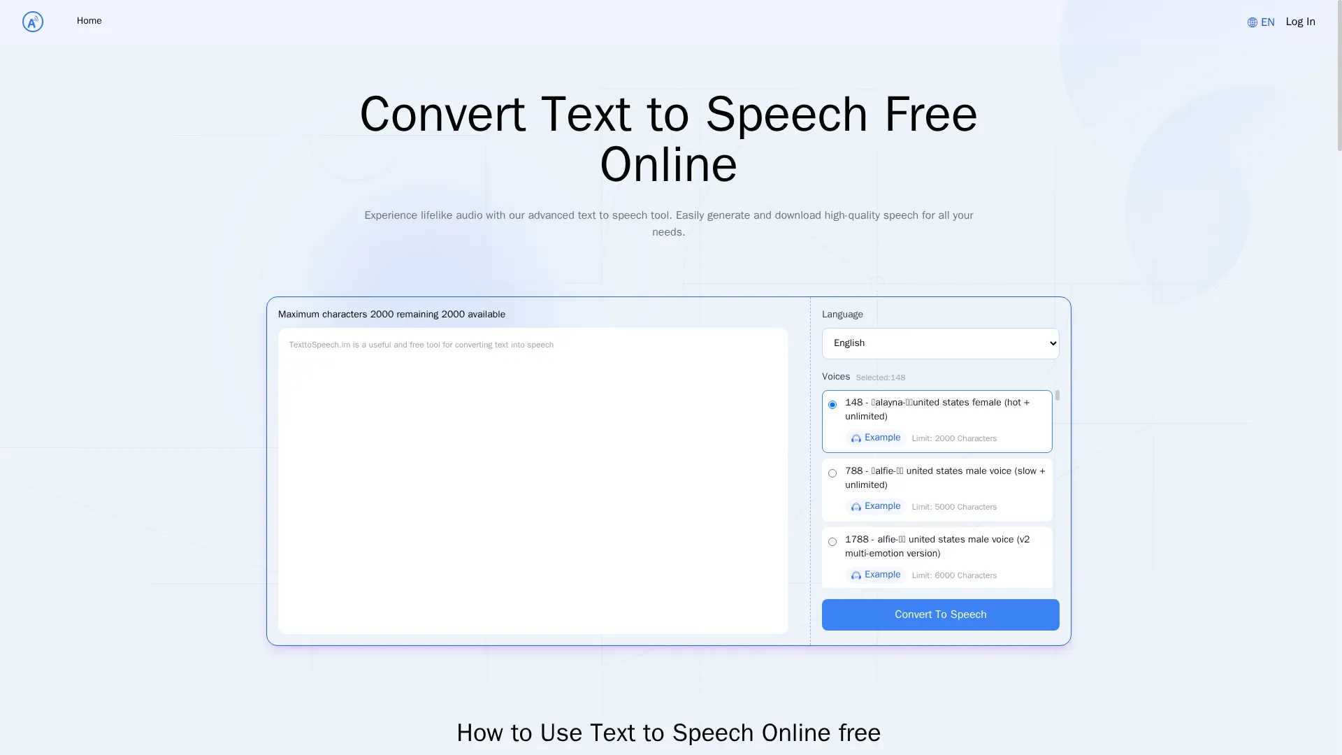 TextToSpeech