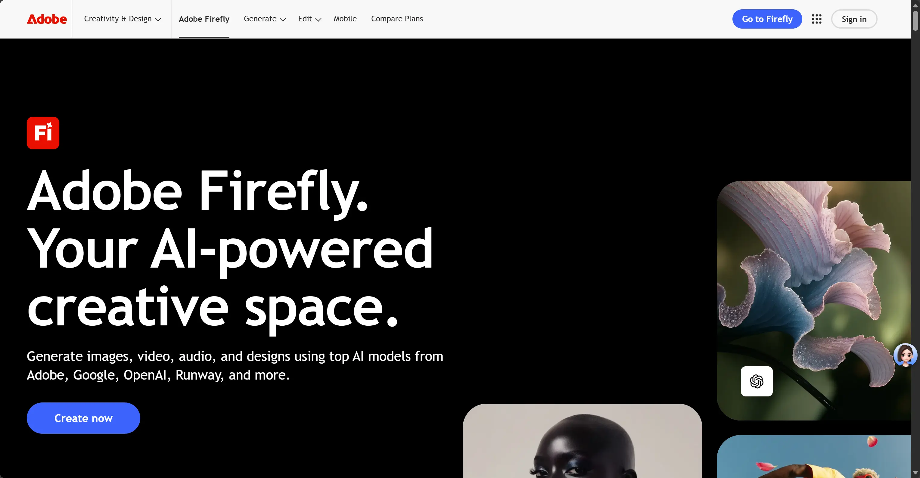 Adobe Firefly 截图