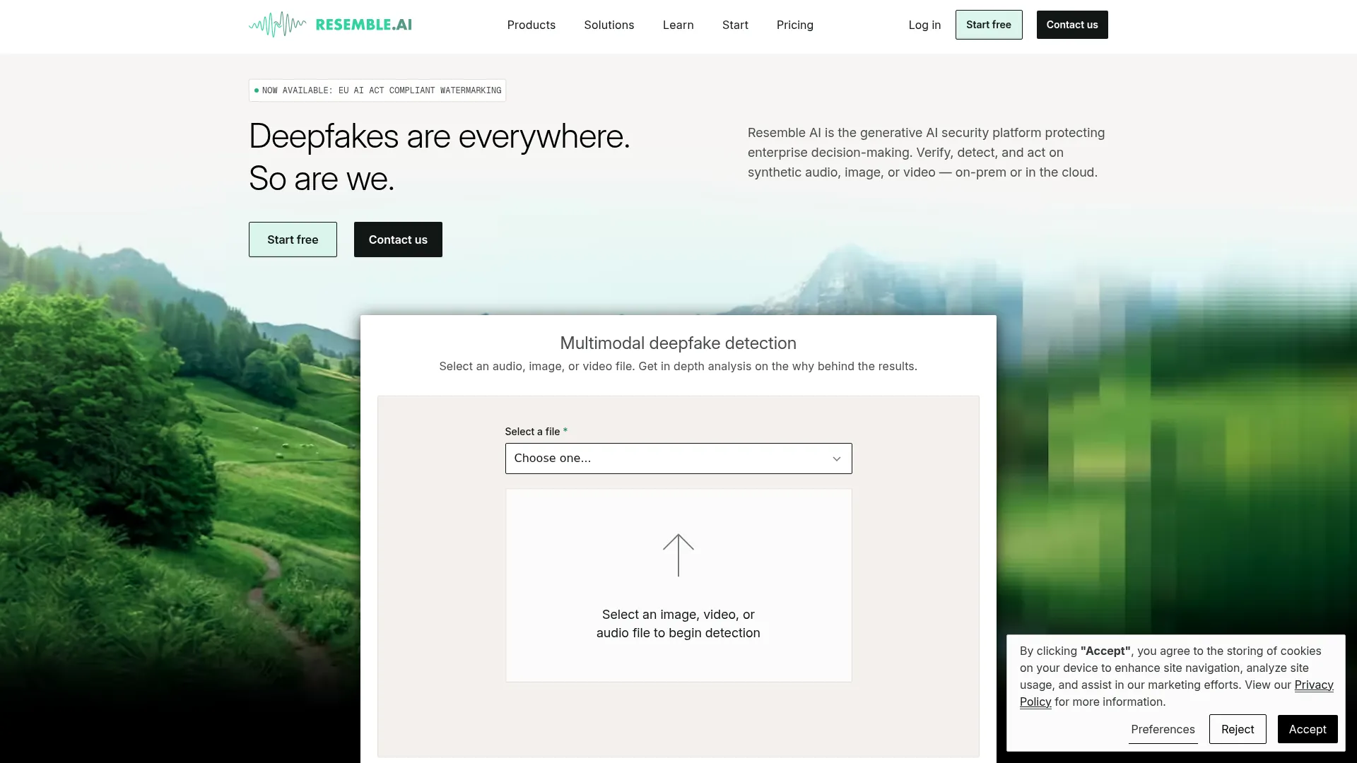 RESEMBLE.AI screenshot