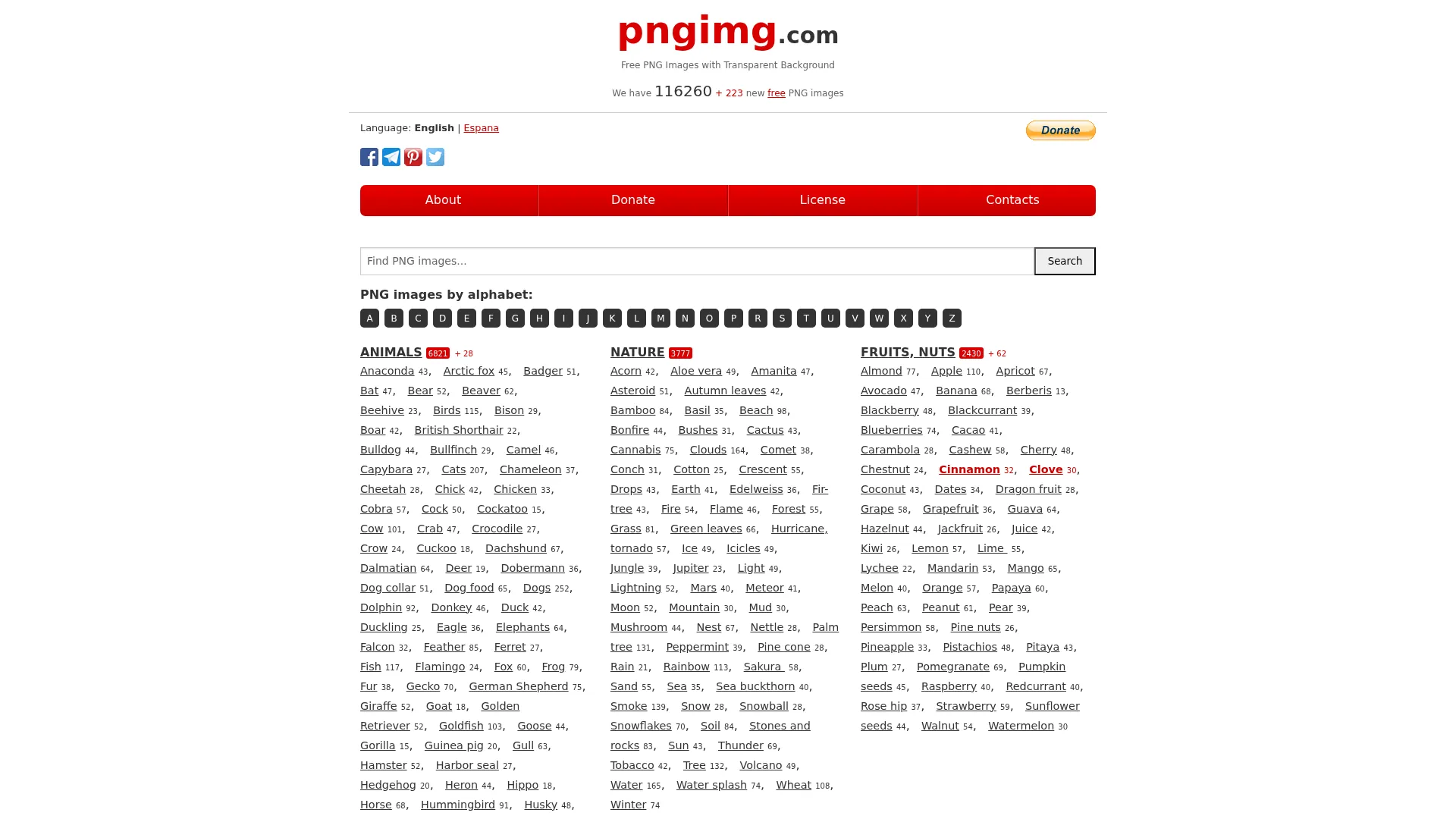 PNG images screenshot