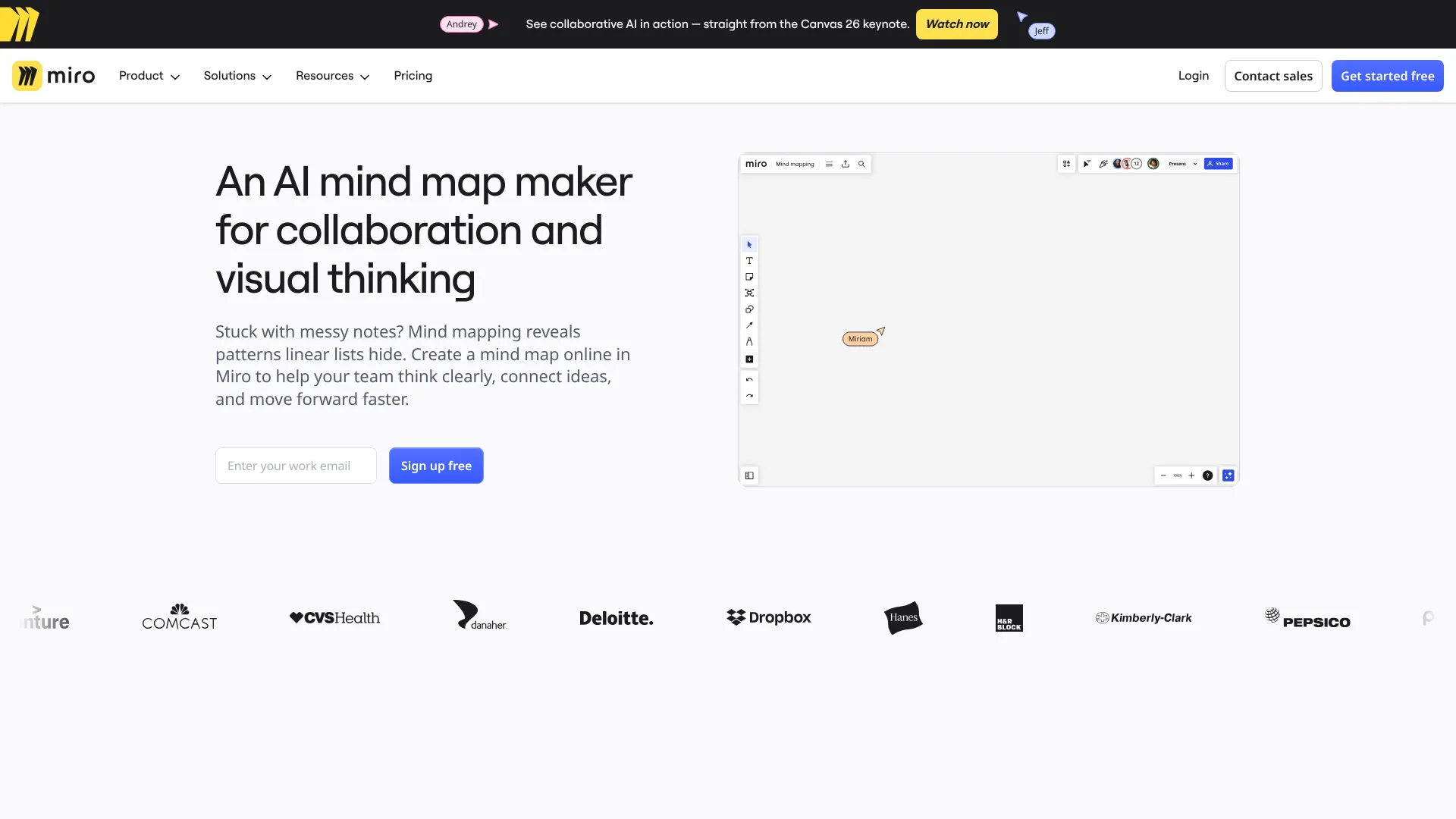 Miro AI screenshot