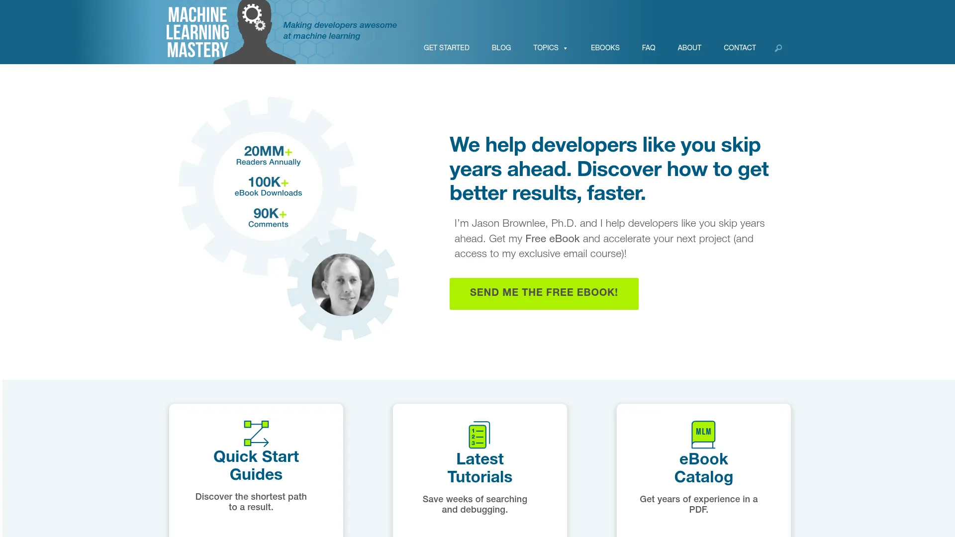 MachineLearningMastery screenshot