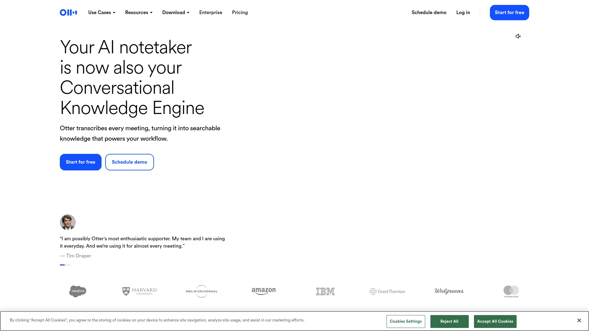 Otter.ai screenshot