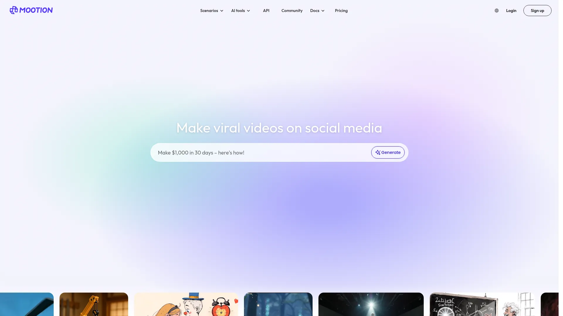 Mootion screenshot