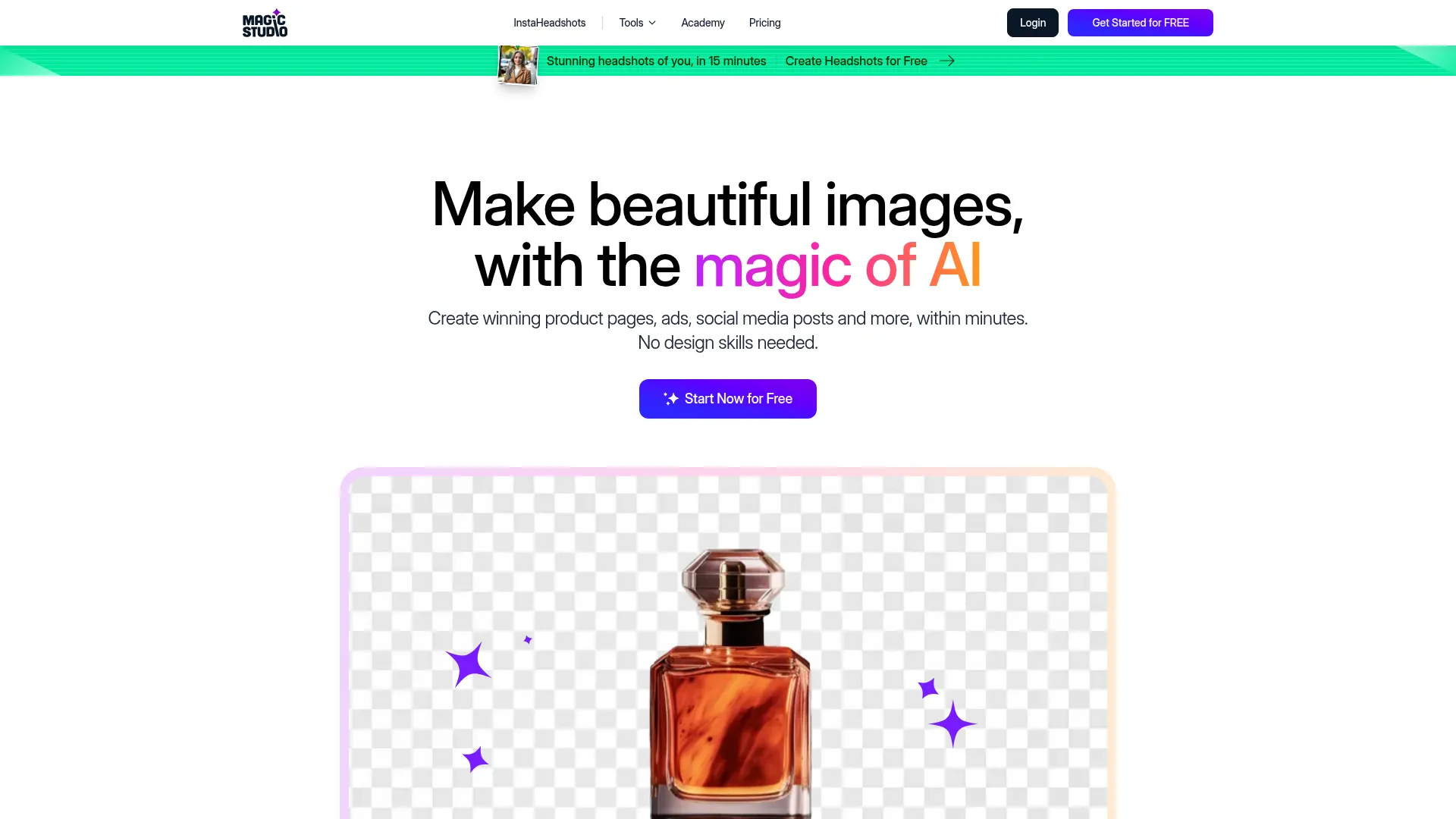 MagicStudio screenshot