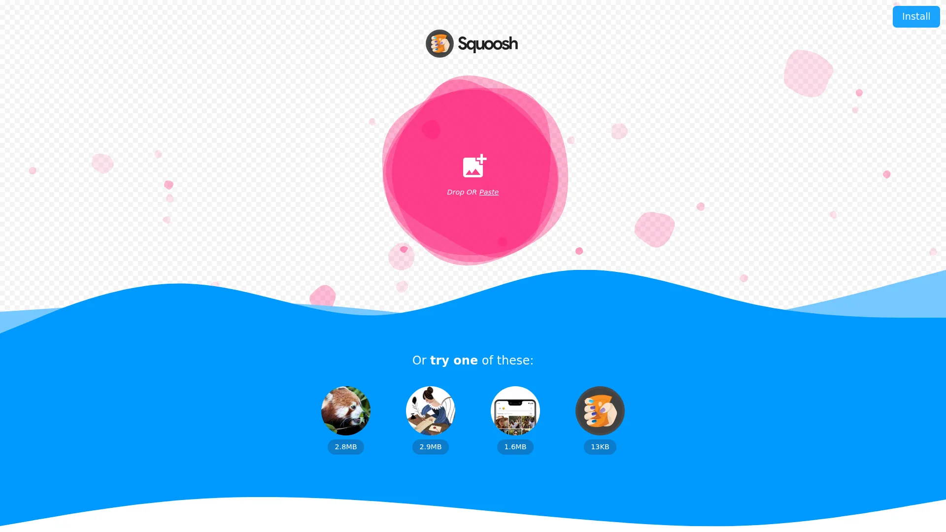 SQuoosh 图片压缩 screenshot