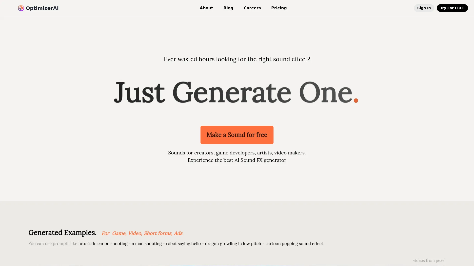 OptimizerAI screenshot