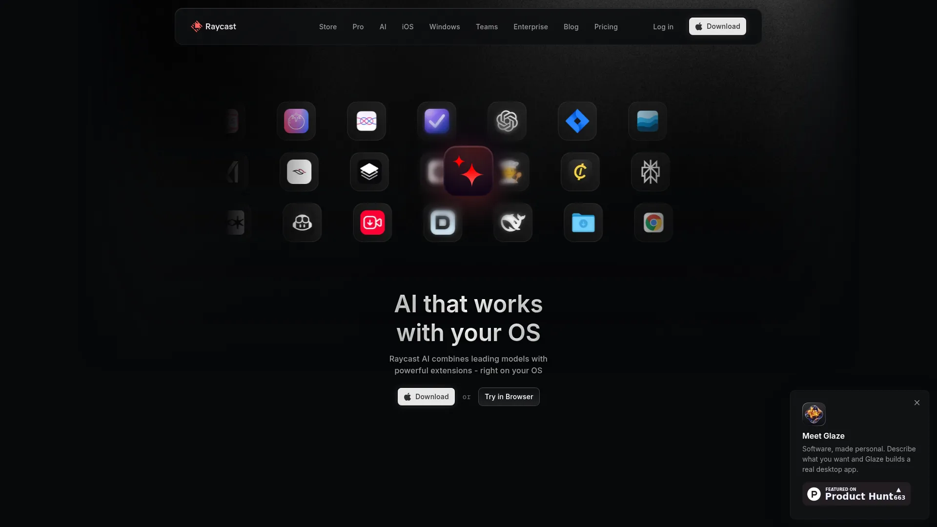 Raycast AI screenshot