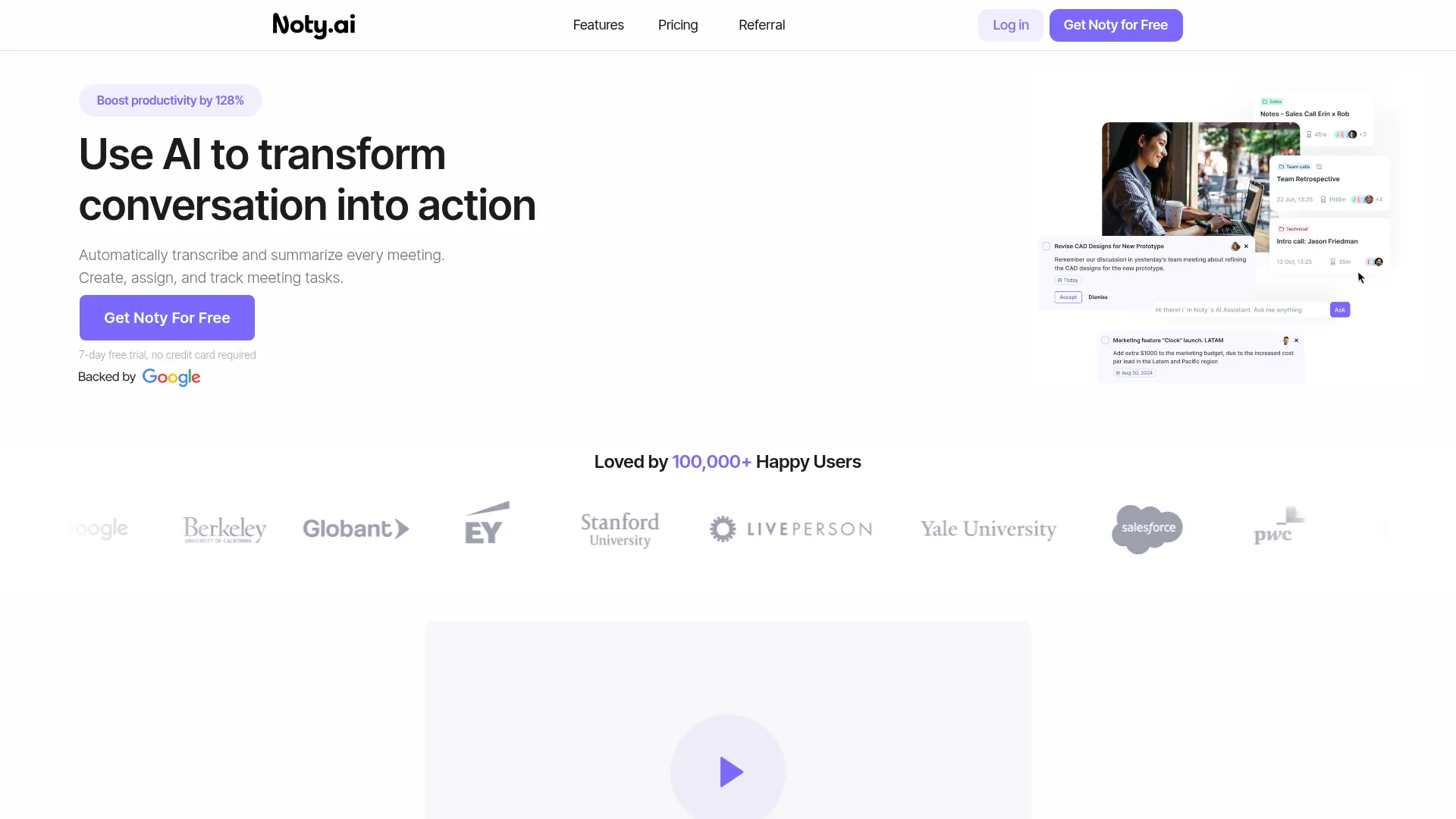 Noty.ai screenshot