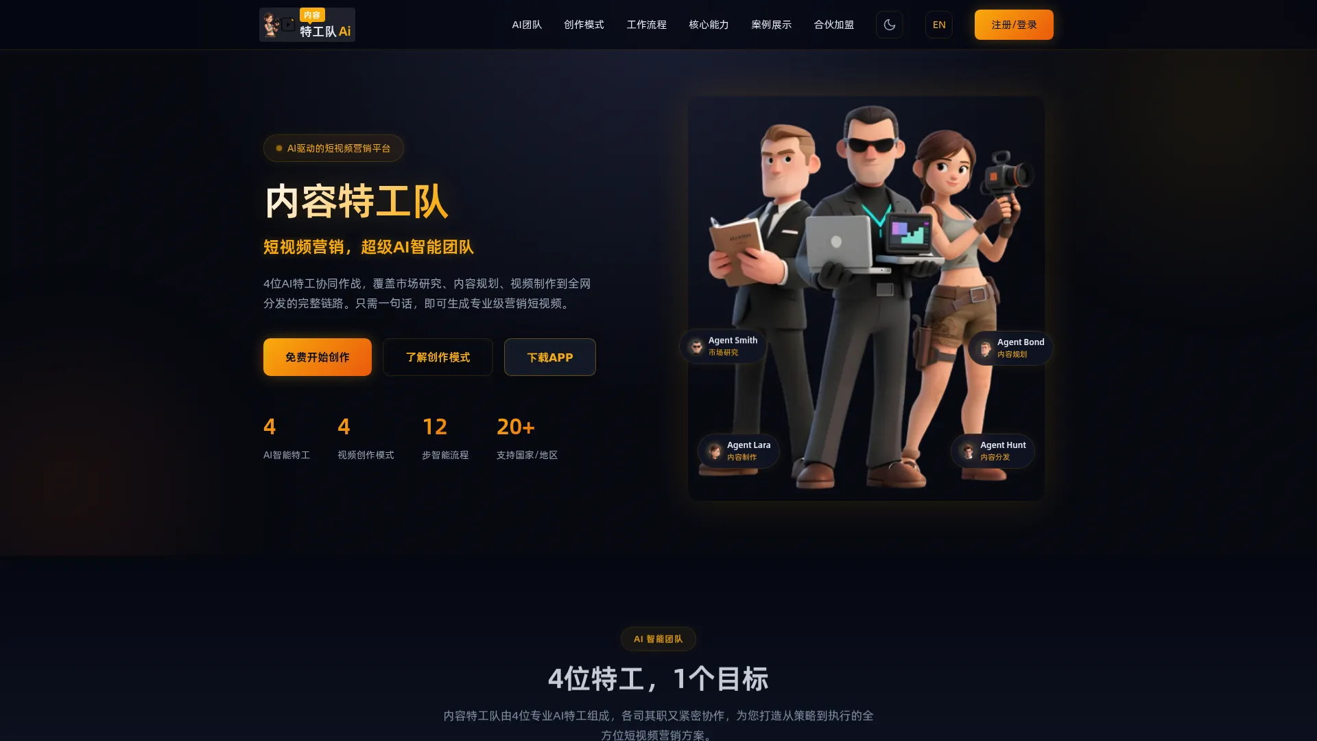 内容特工队 screenshot