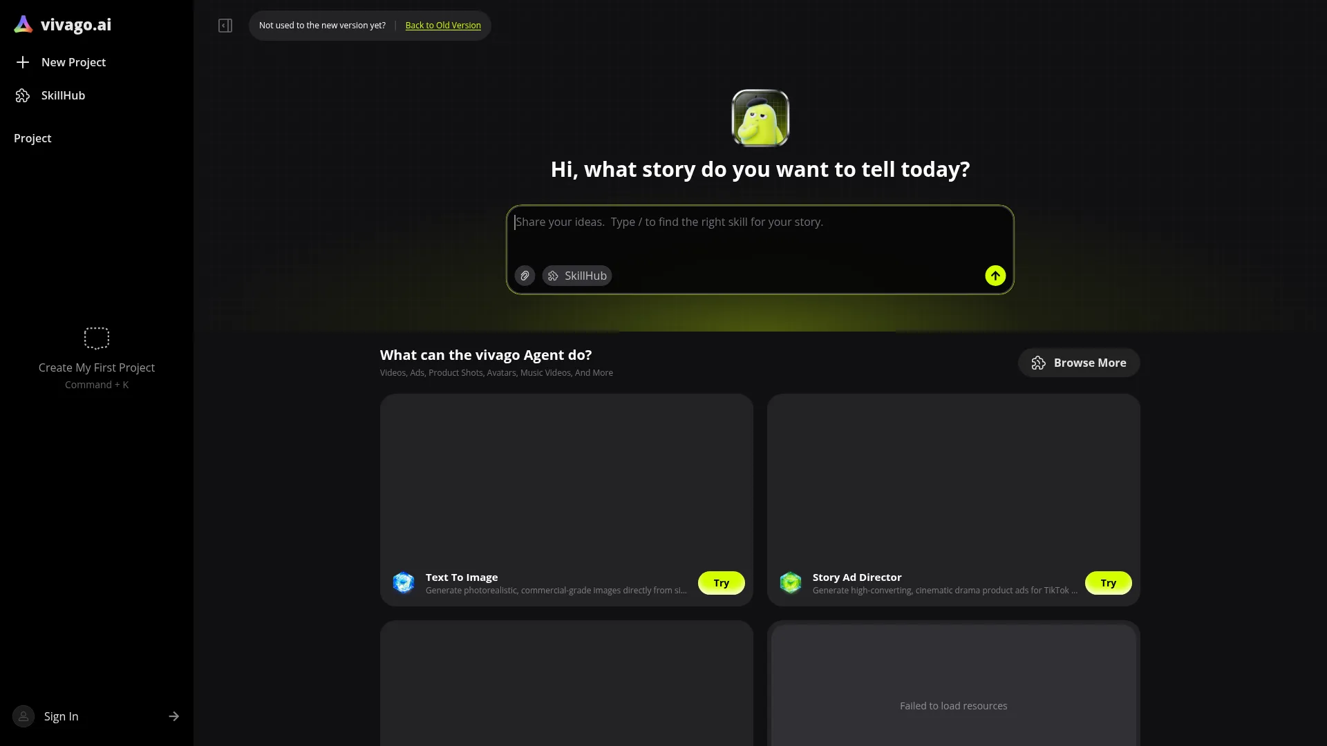 Viva screenshot
