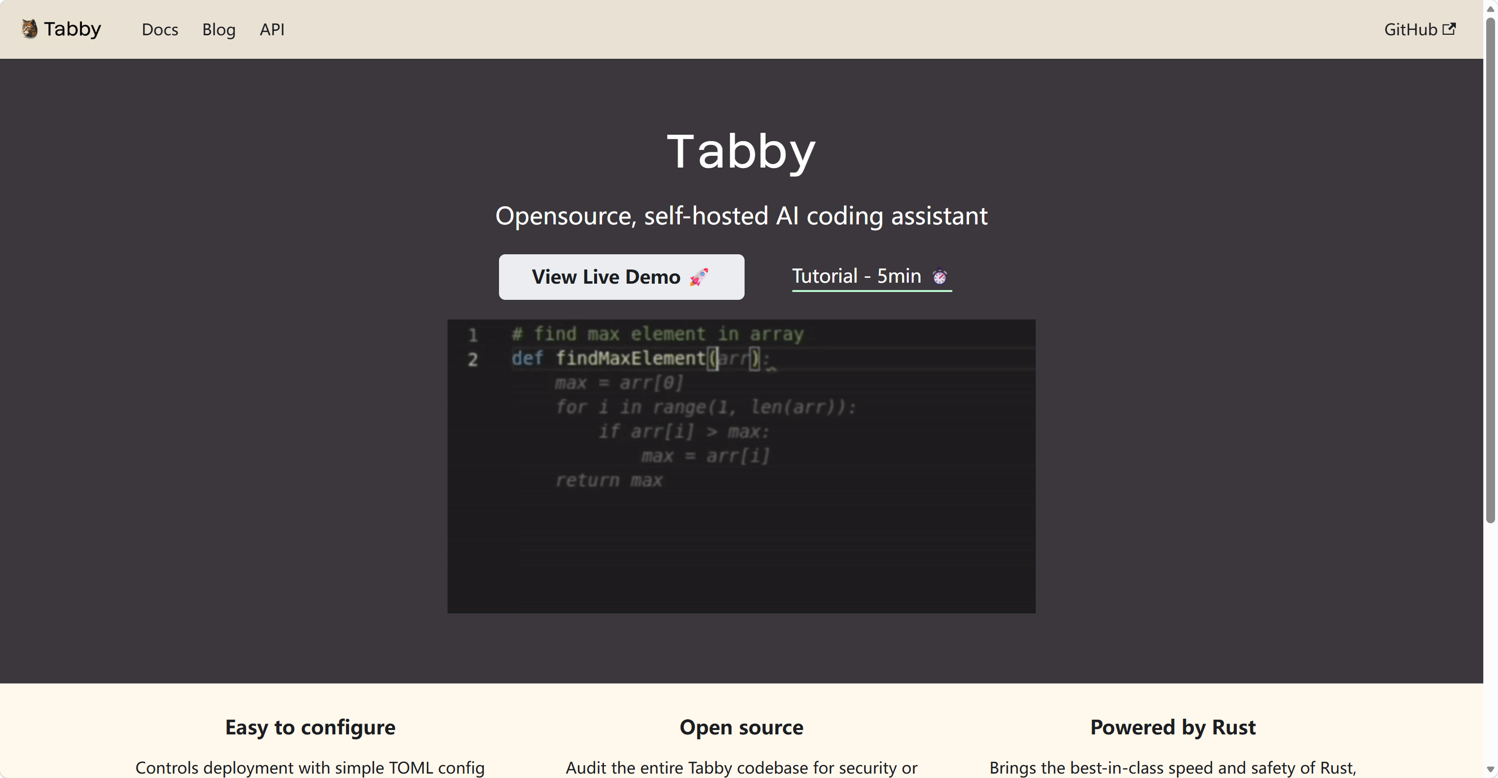 Tabby screenshot